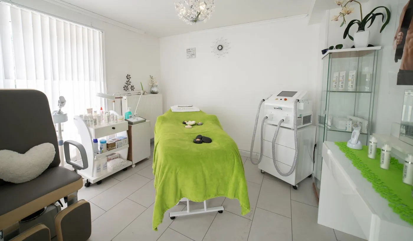 Bright private treatment room — stock reference